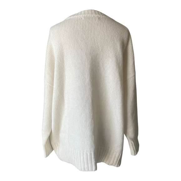 Jenni Kayne Alpaca Cocoon Crewneck in Size Small - Cream - Picture 4 of 6